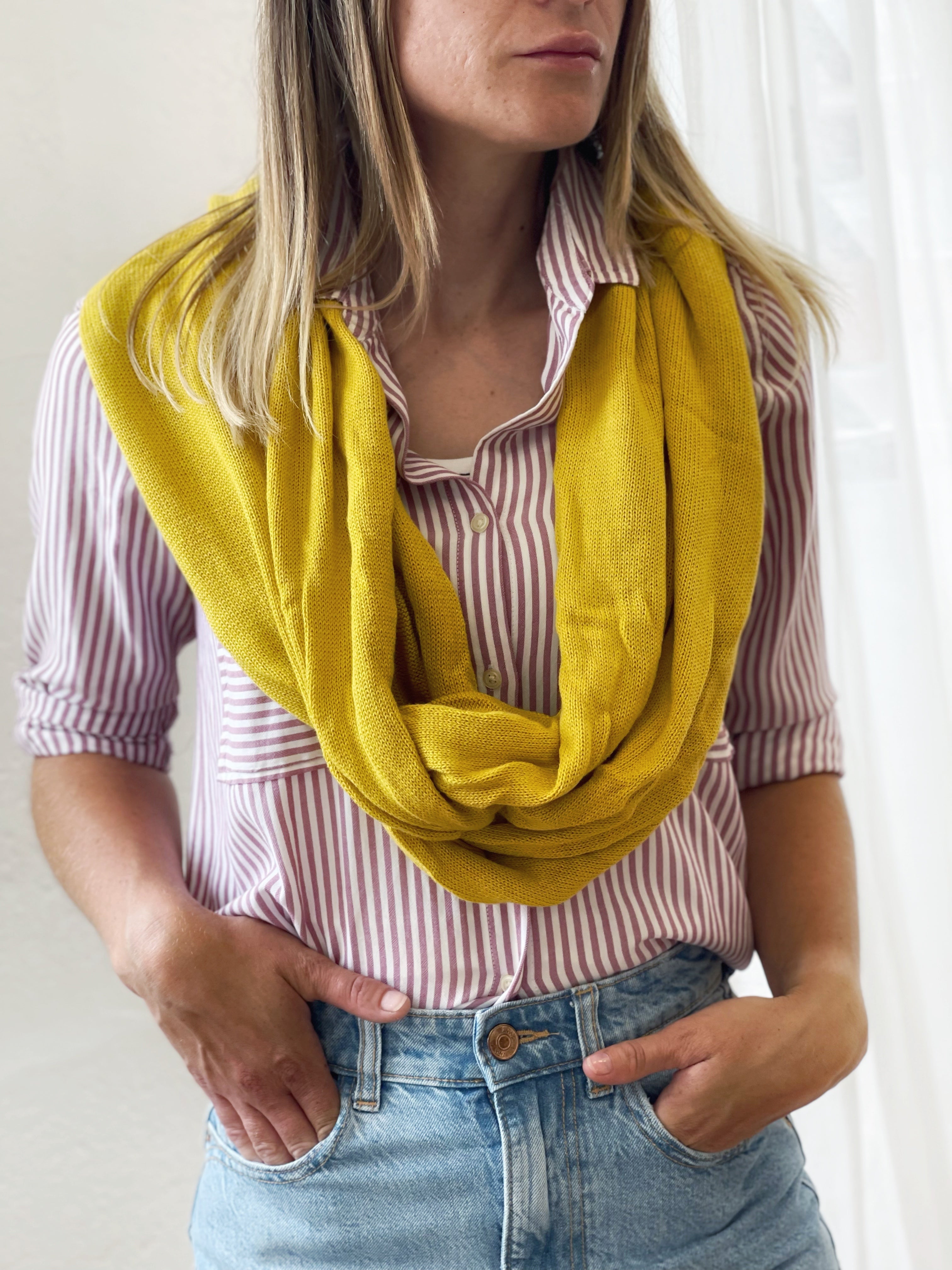 Infinity scarf - Yellow