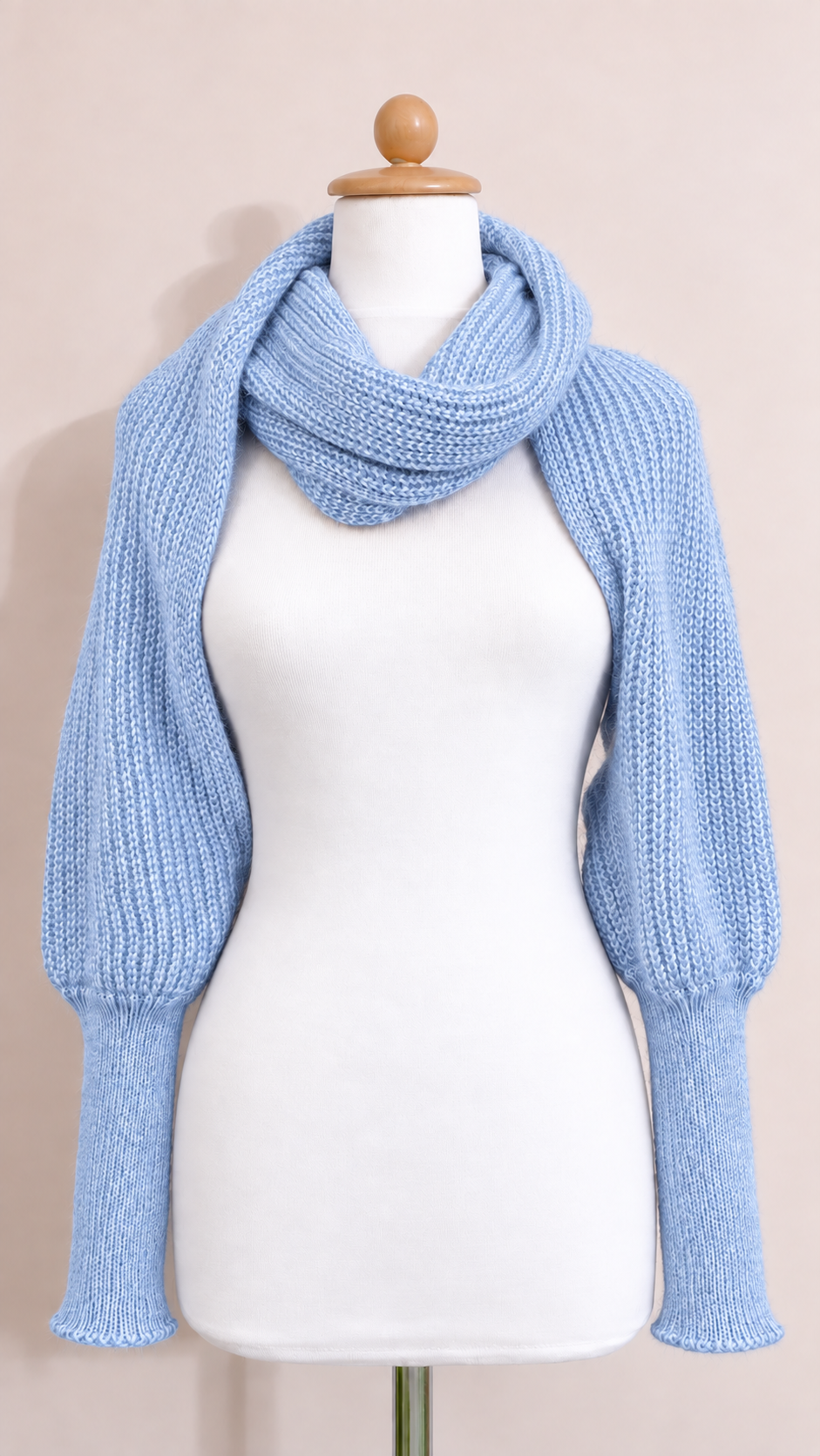 Soft brushed scarf - Sky blue