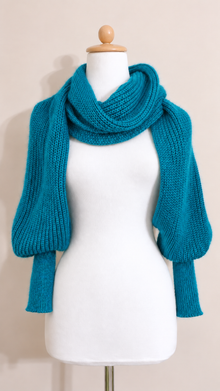 Soft brushed scarf - Teal