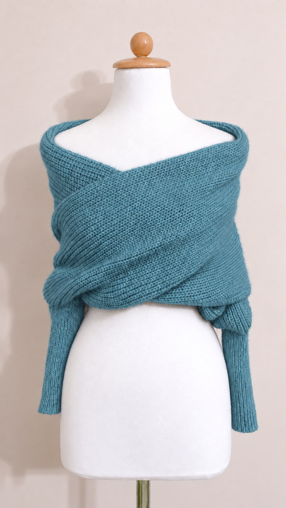 Soft brushed scarf - Blue
