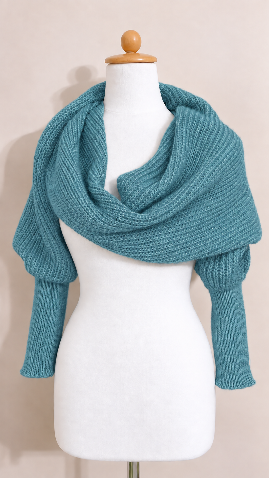 Soft brushed scarf - Blue