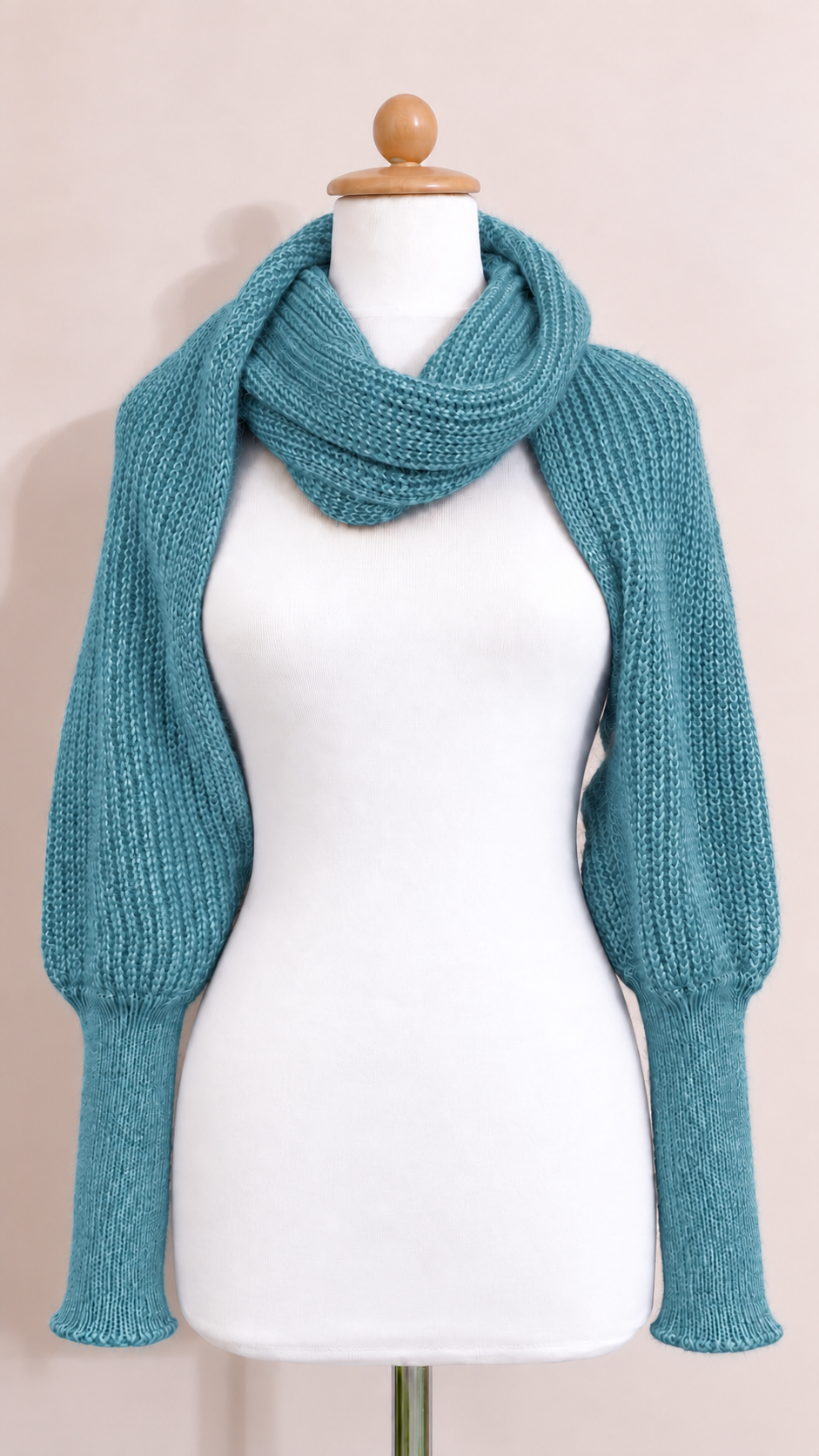 Soft brushed scarf - Blue