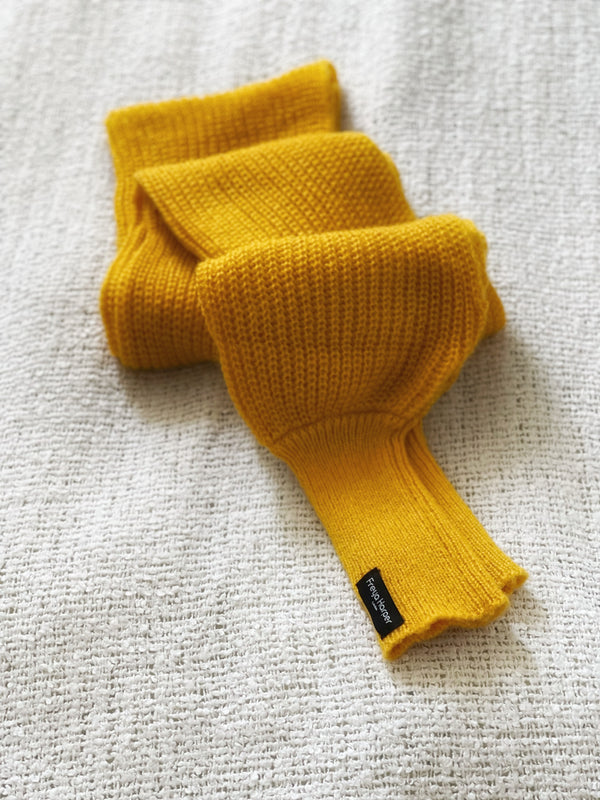 Soft brushed scarf - warm yellow