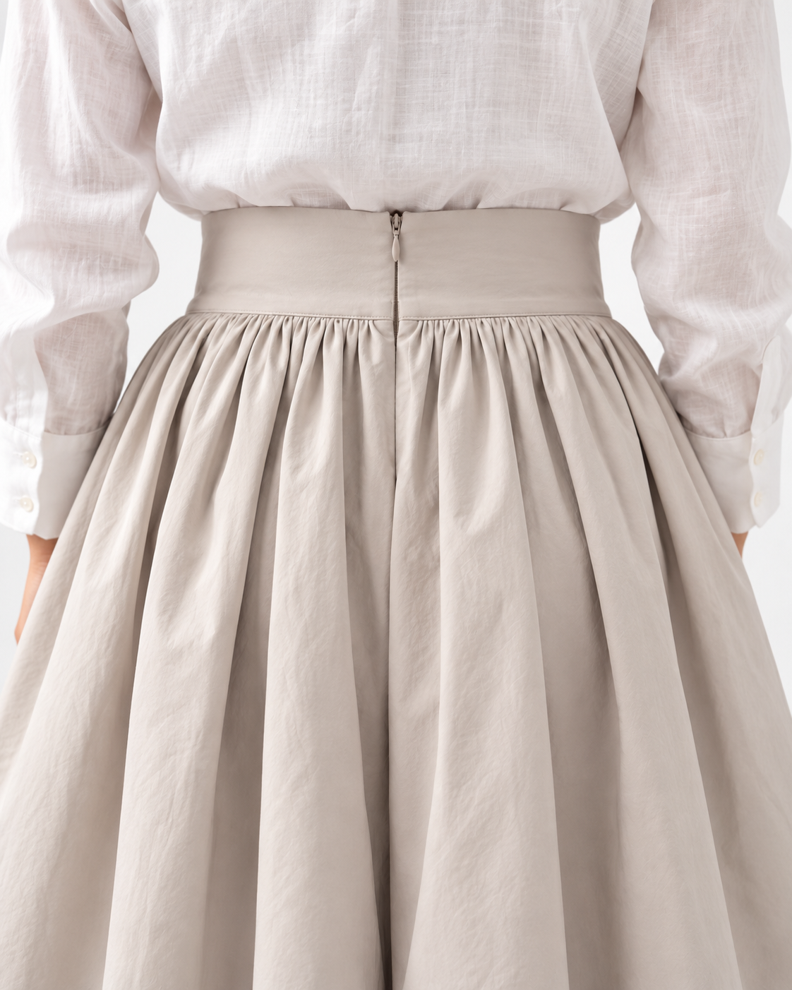 Freya Skirt - Stone - Pre-Order