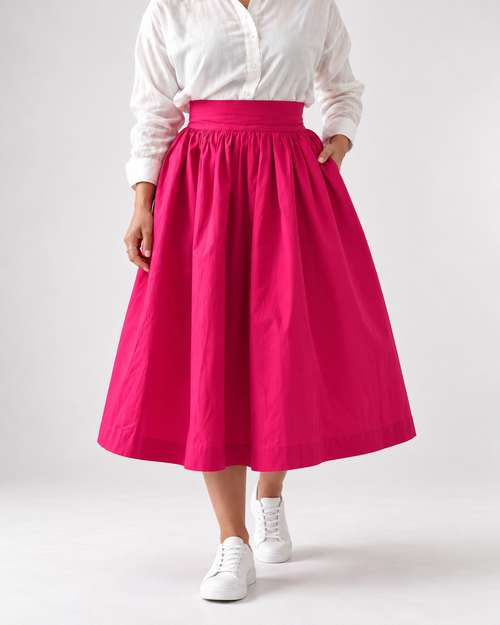 Freya Skirt Hot Fuchsia