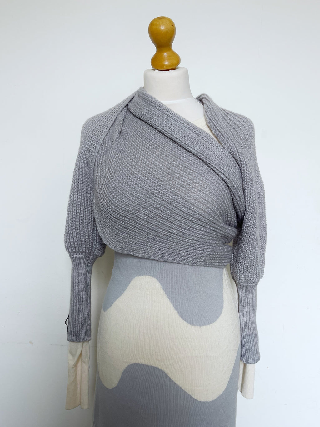 Soft brushed scarf - Light grey