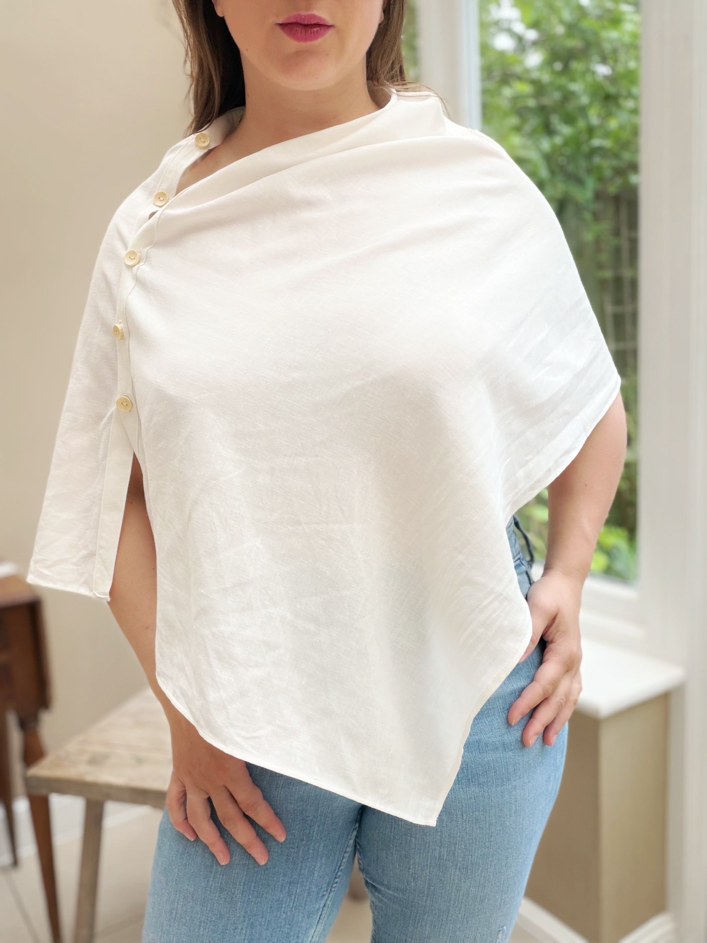 PRE-ORDER - Lumina scarf - Ivory white