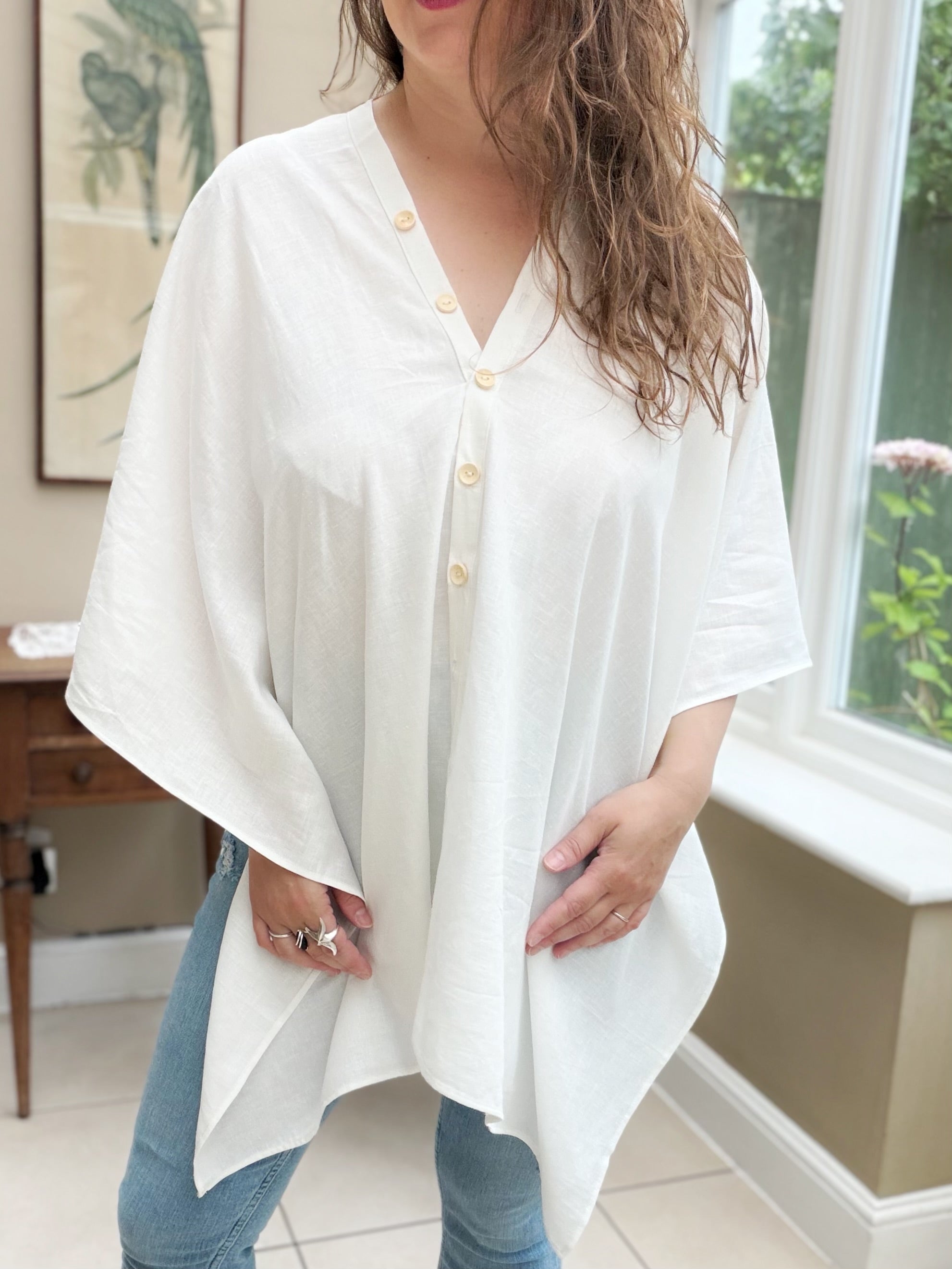 PRE-ORDER - Lumina scarf - Ivory white