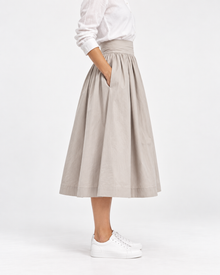 Freya Skirt - Stone - Pre-Order
