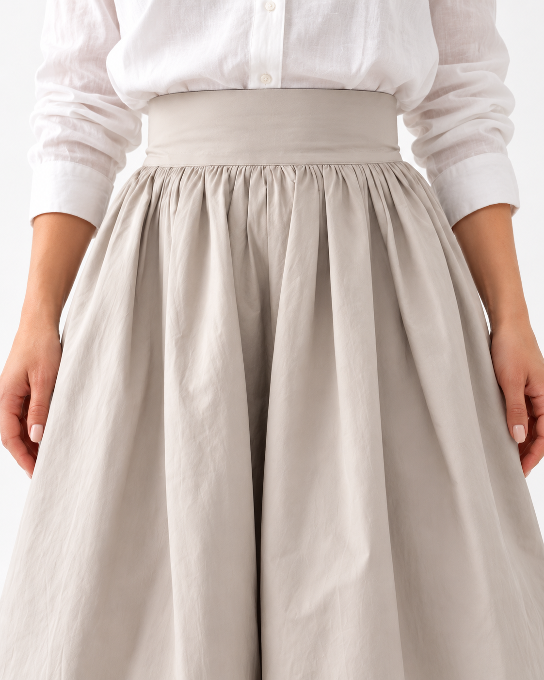 Freya Skirt - Stone - Pre-Order