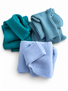 Oversized Scarves Bundle - Blue Edit