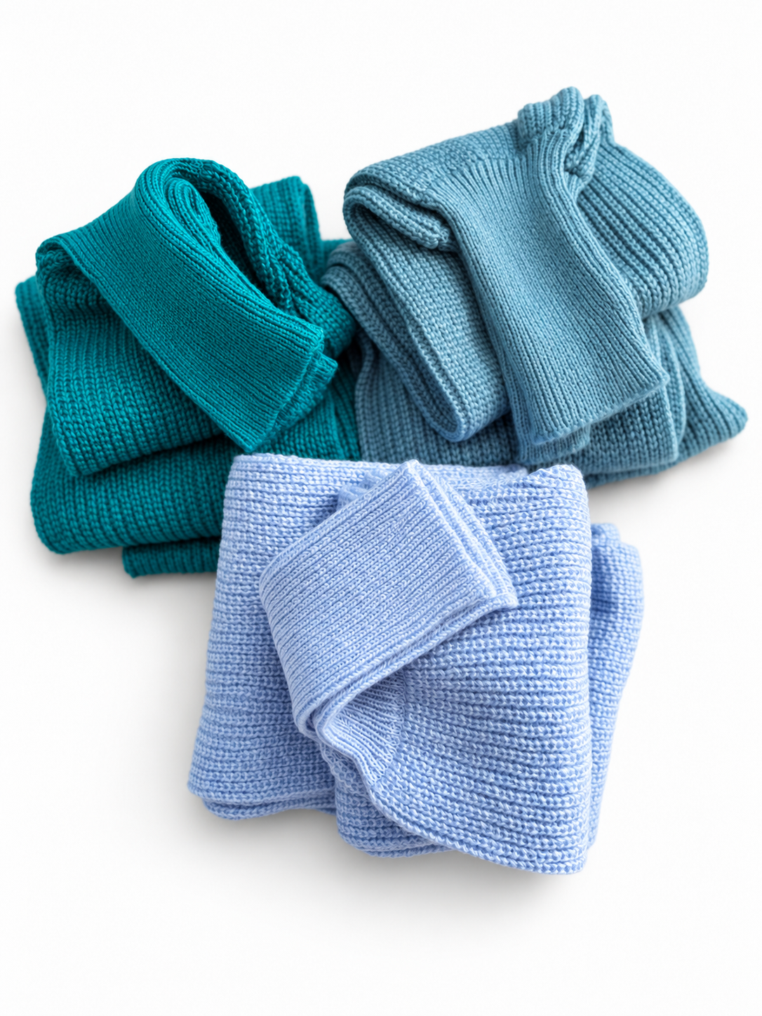 Oversized Scarves Bundle - Blue Edit