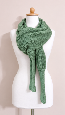 Soft brushed scarf - Green
