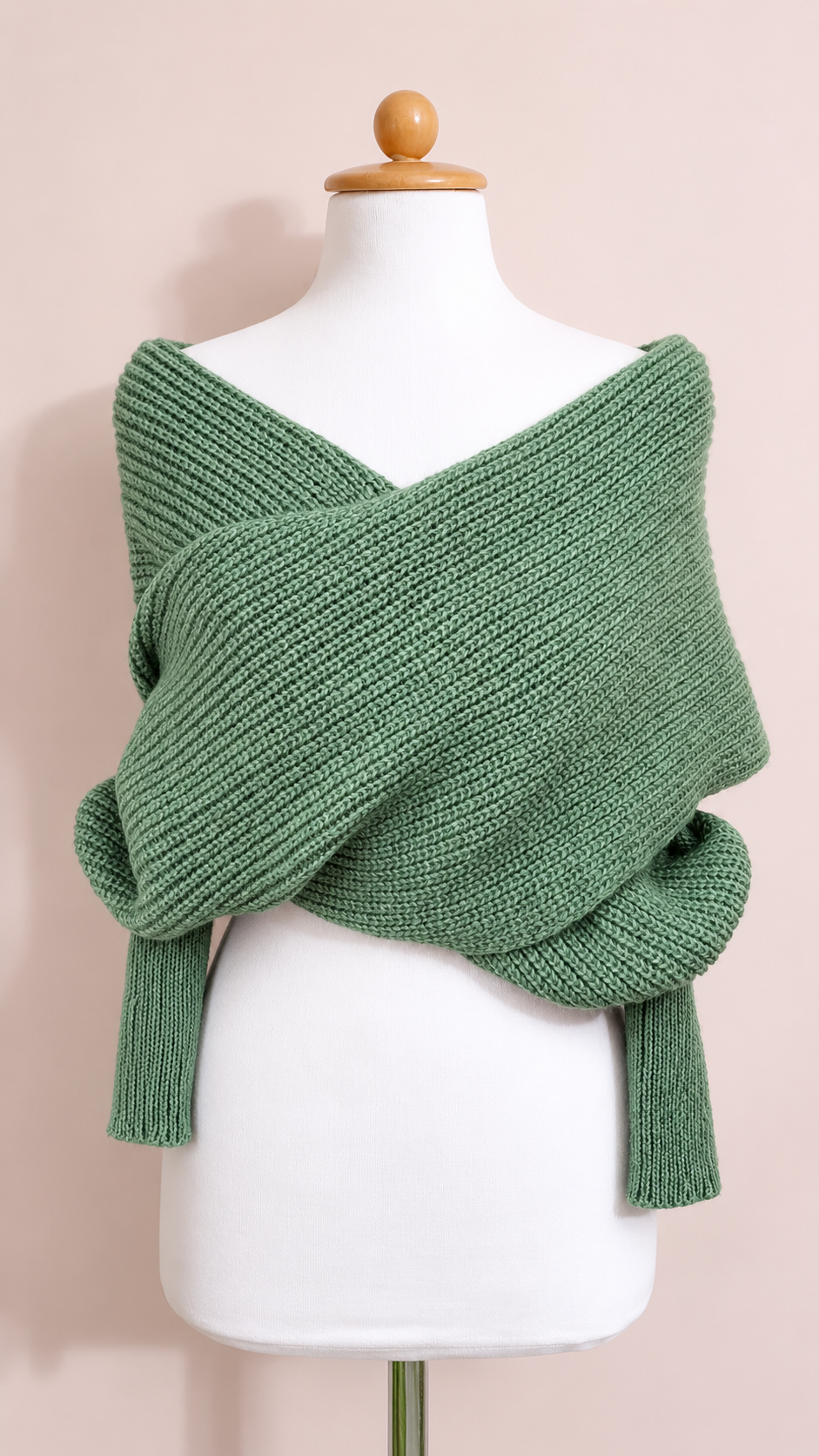 Soft brushed scarf - Green
