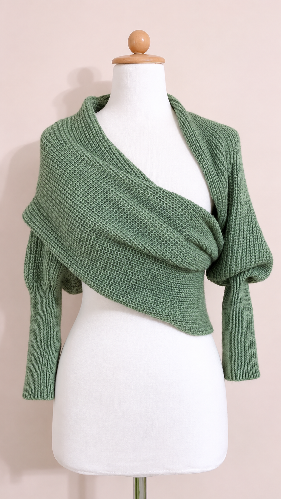 Soft brushed scarf - Green