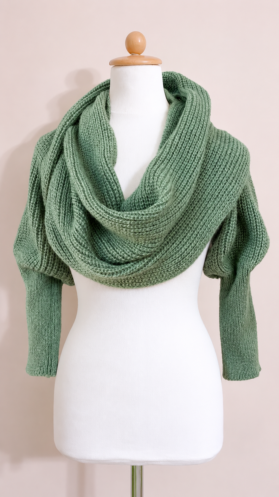 Soft brushed scarf - Green