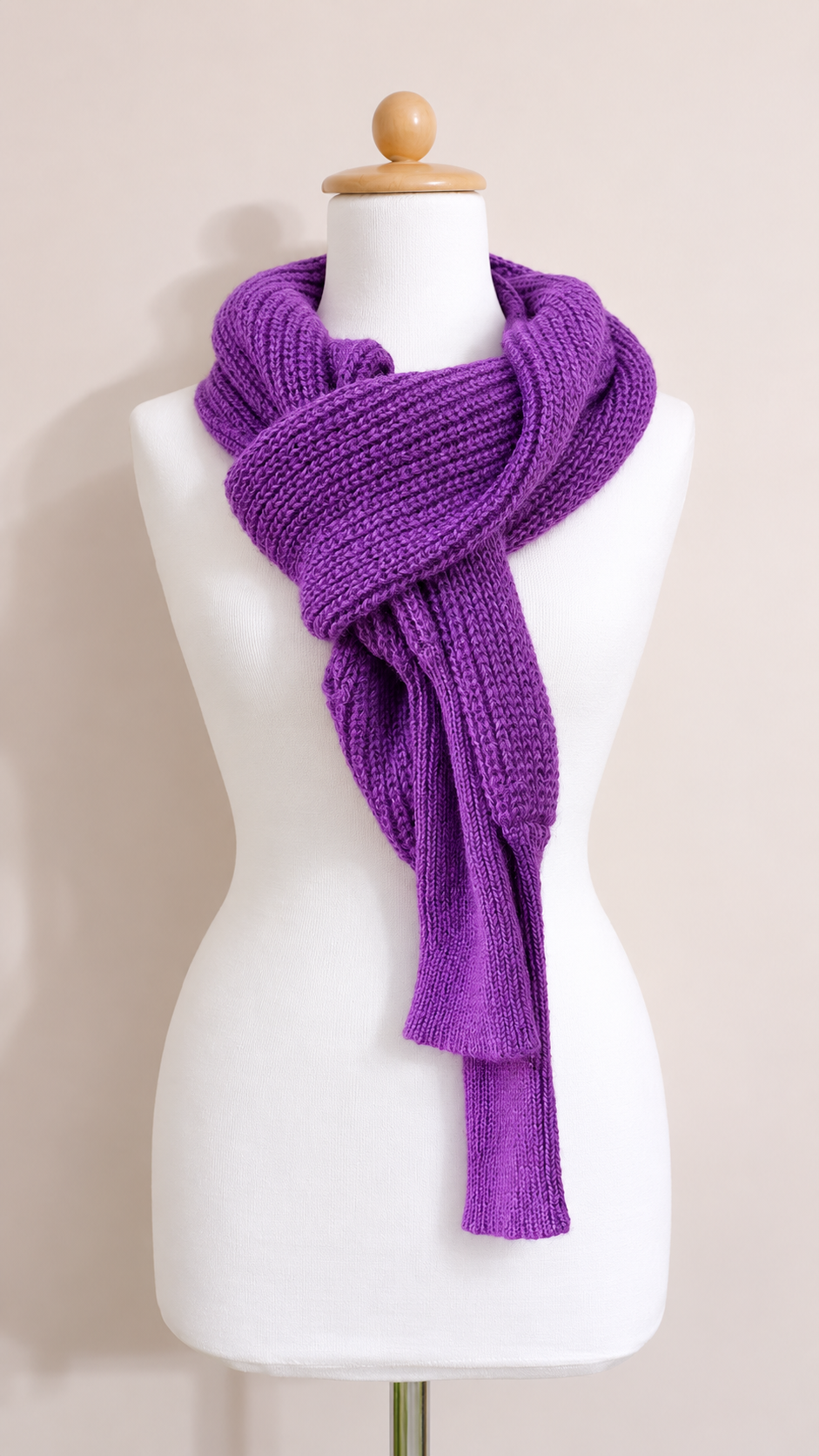 Soft brushed scarf - Purple