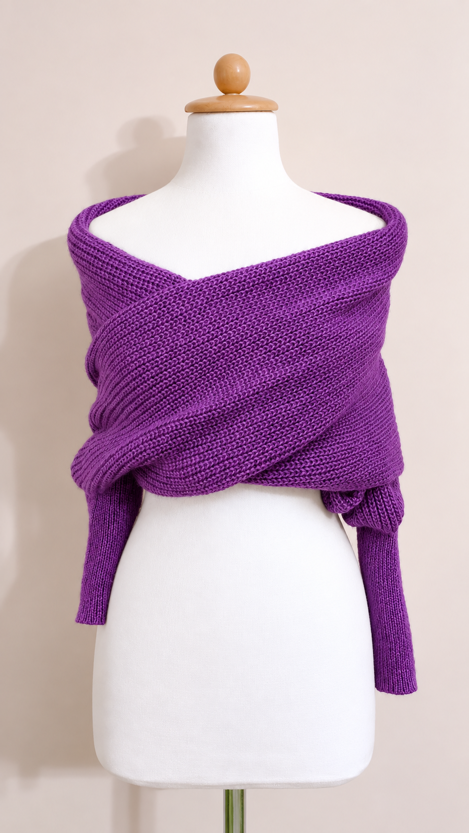 Soft brushed scarf - Purple