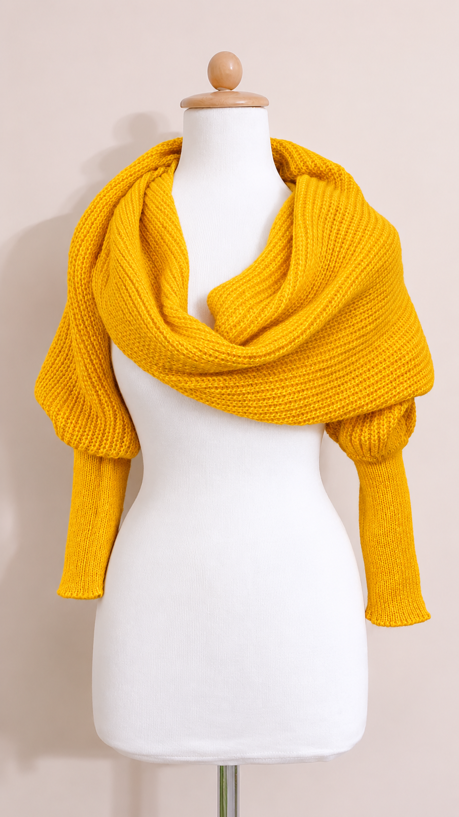 Soft brushed scarf - Yellow