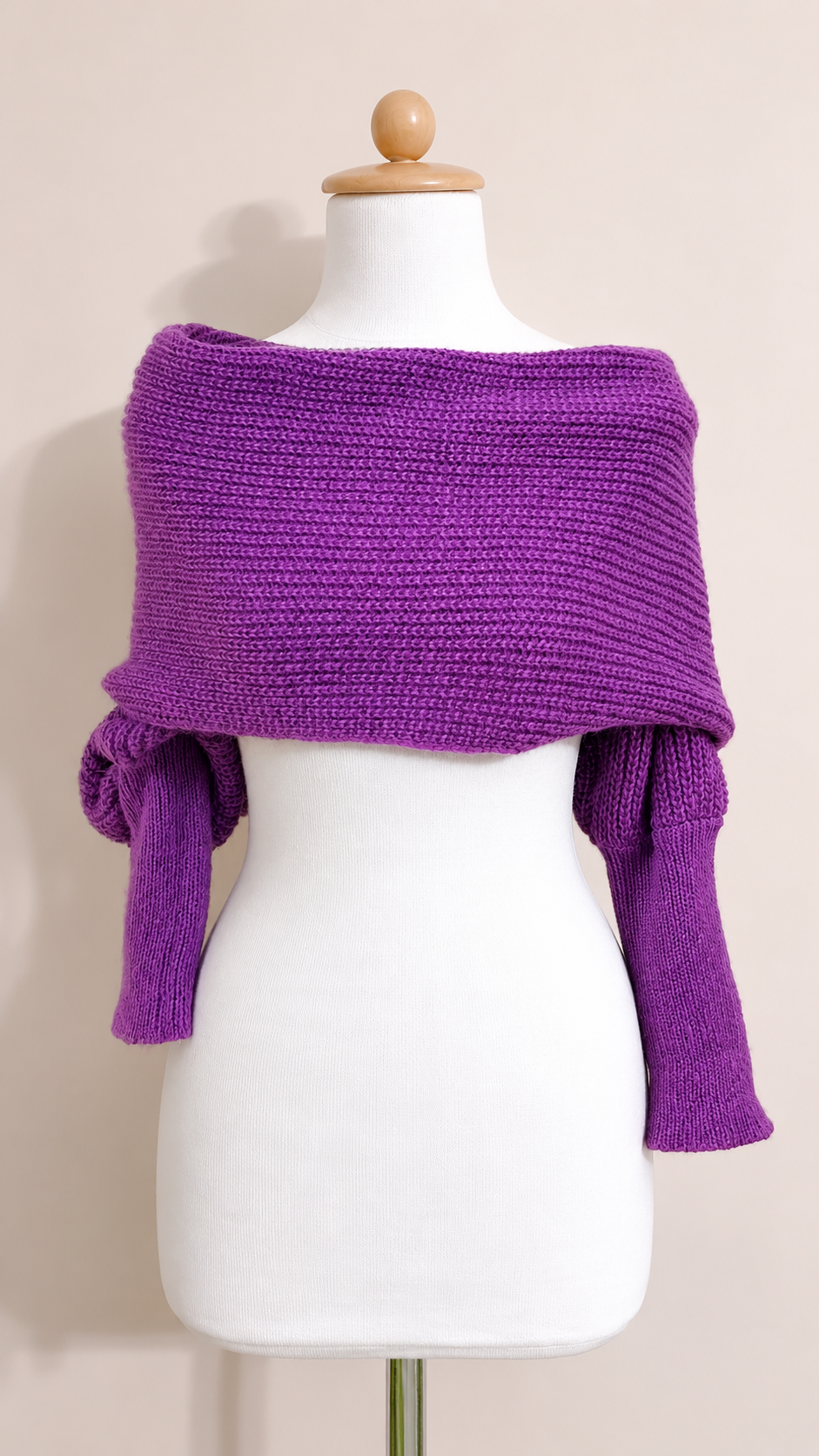 Soft brushed scarf - Purple