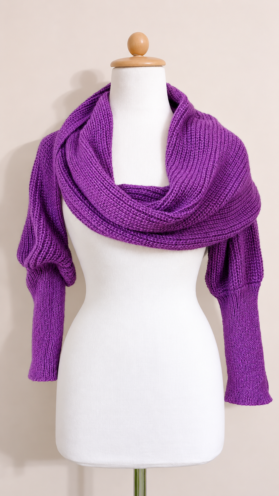 Soft brushed scarf - Purple
