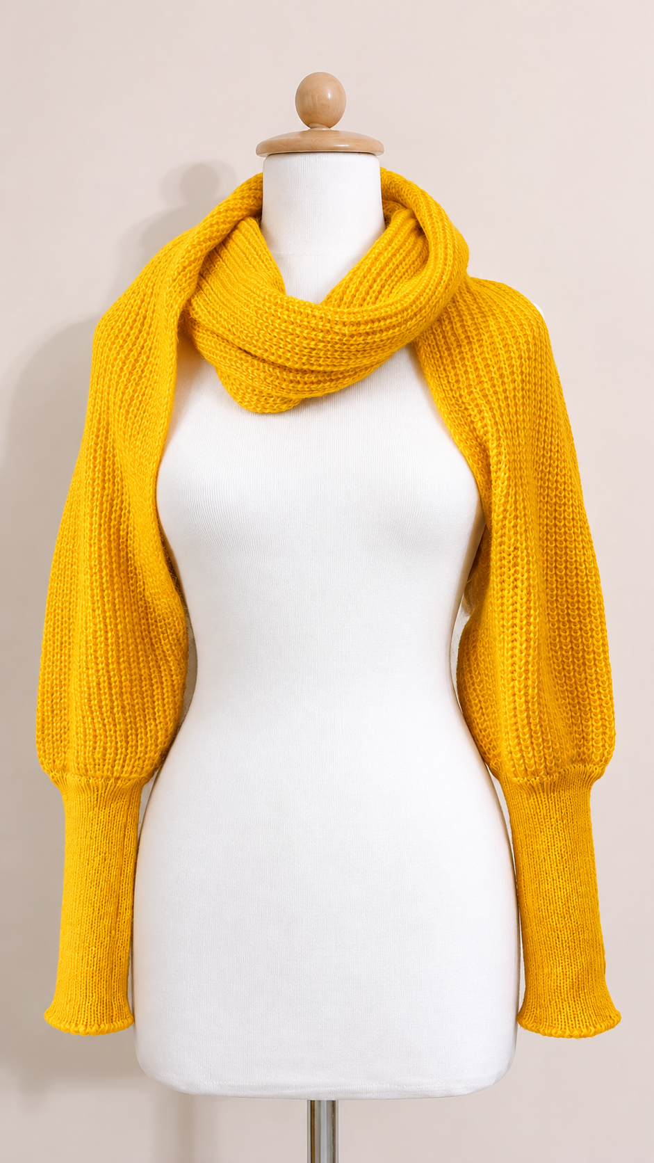 Soft brushed scarf - Yellow
