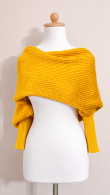 Soft brushed scarf - Yellow