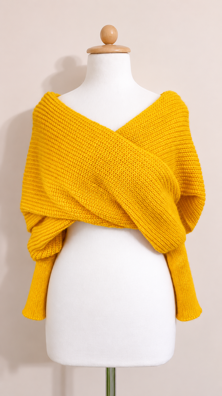 Soft brushed scarf - Yellow