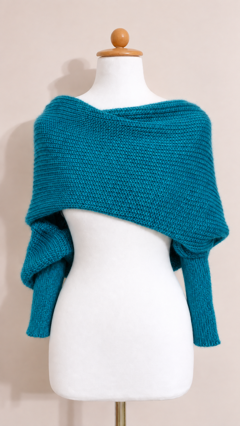 Soft brushed scarf - Teal