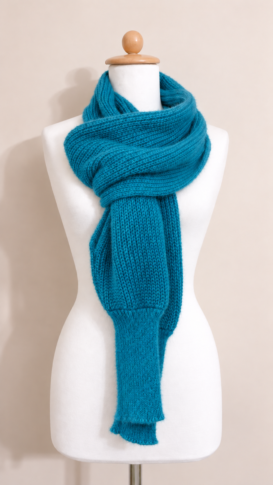 Soft brushed scarf - Teal