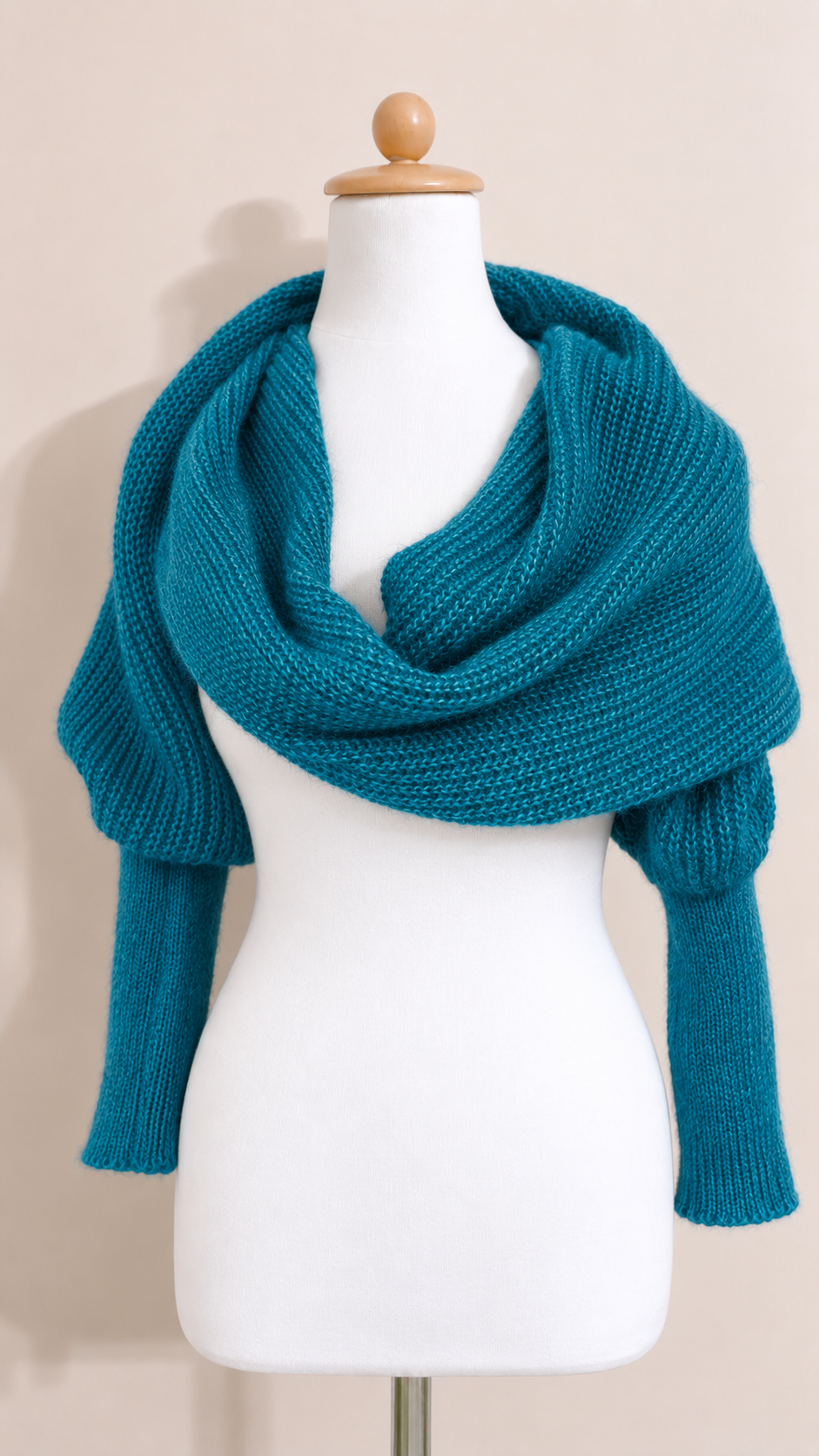 Soft brushed scarf - Teal