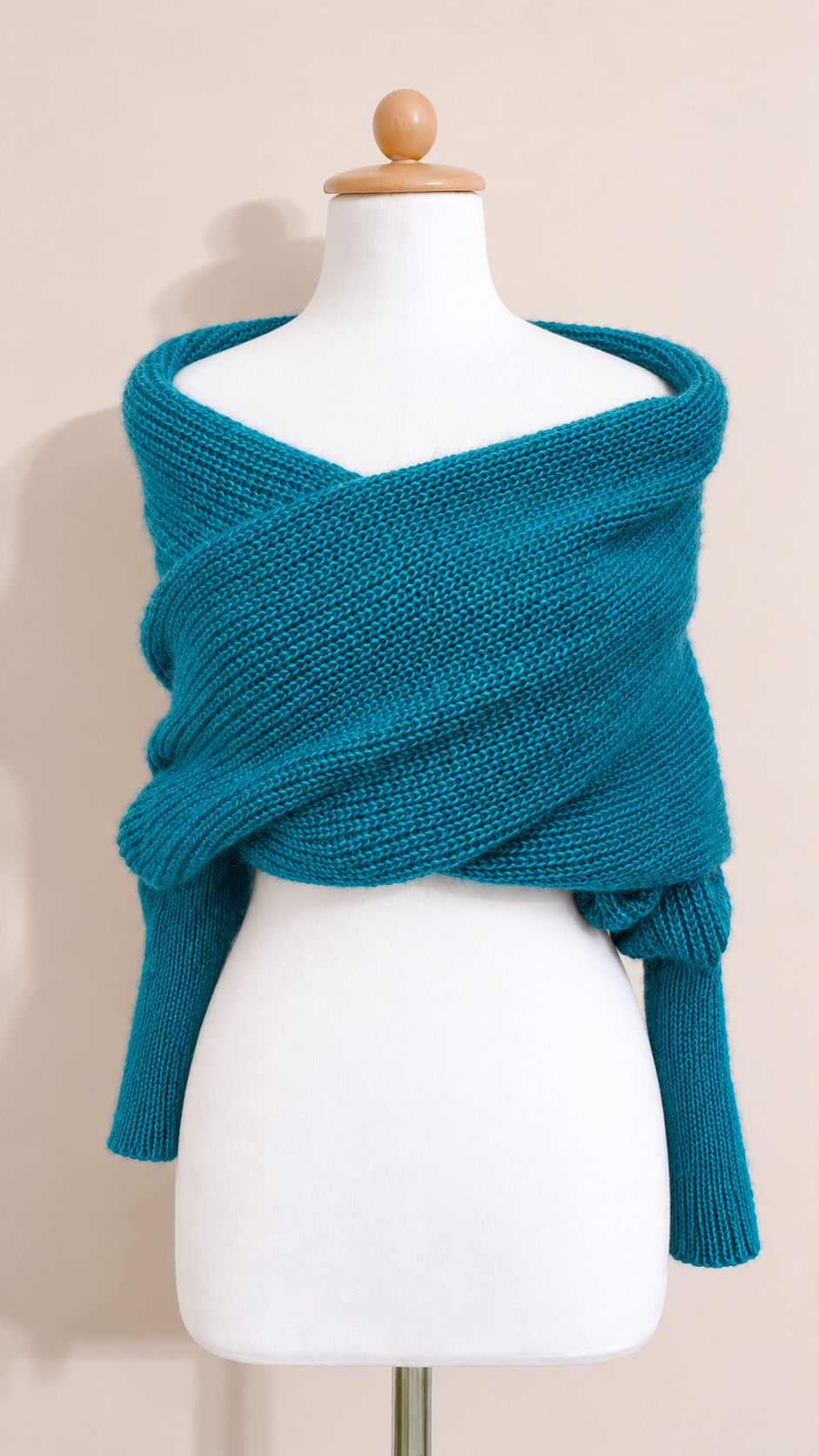 Soft brushed scarf - Teal