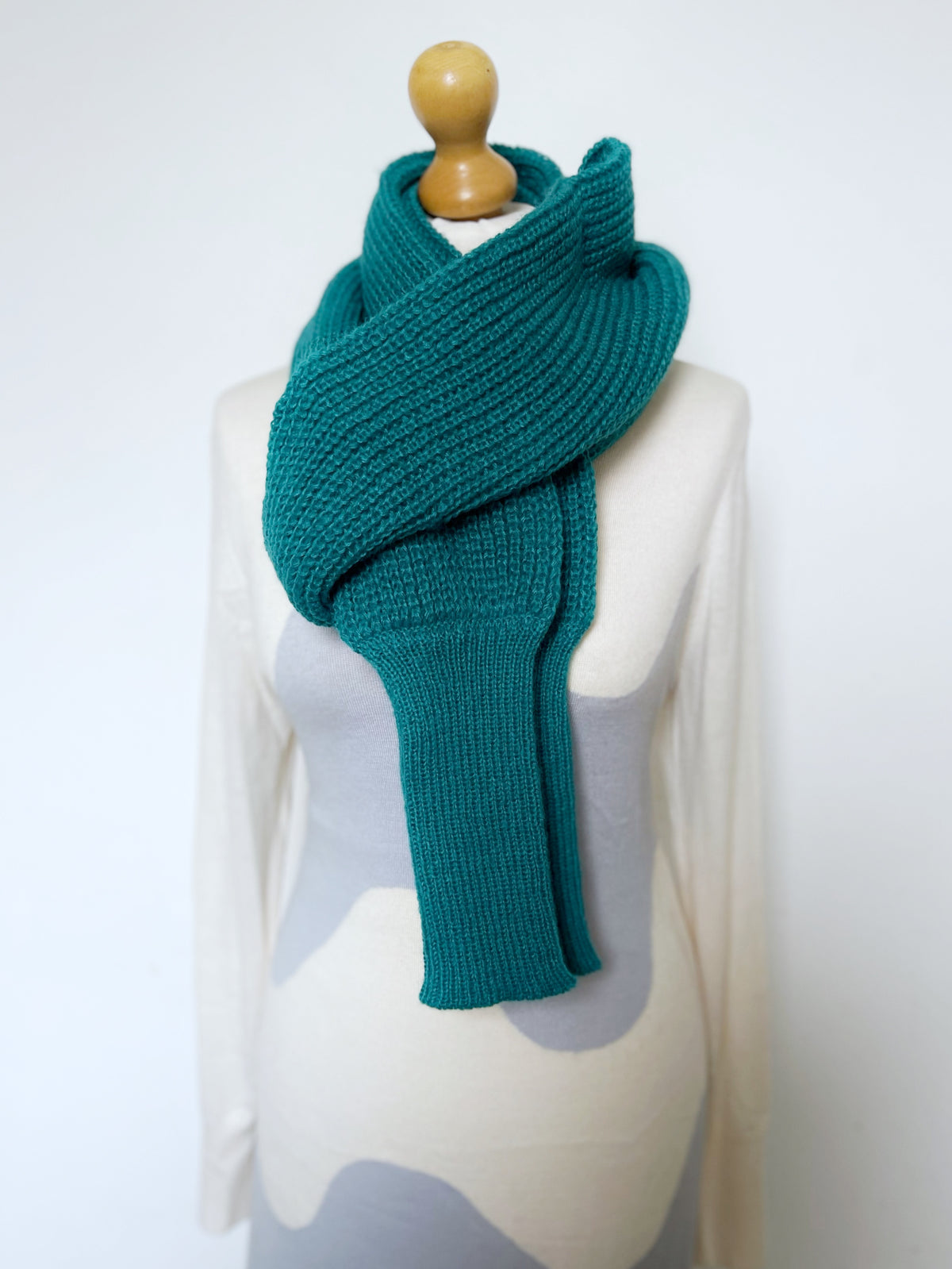 Soft brushed scarf - Teal