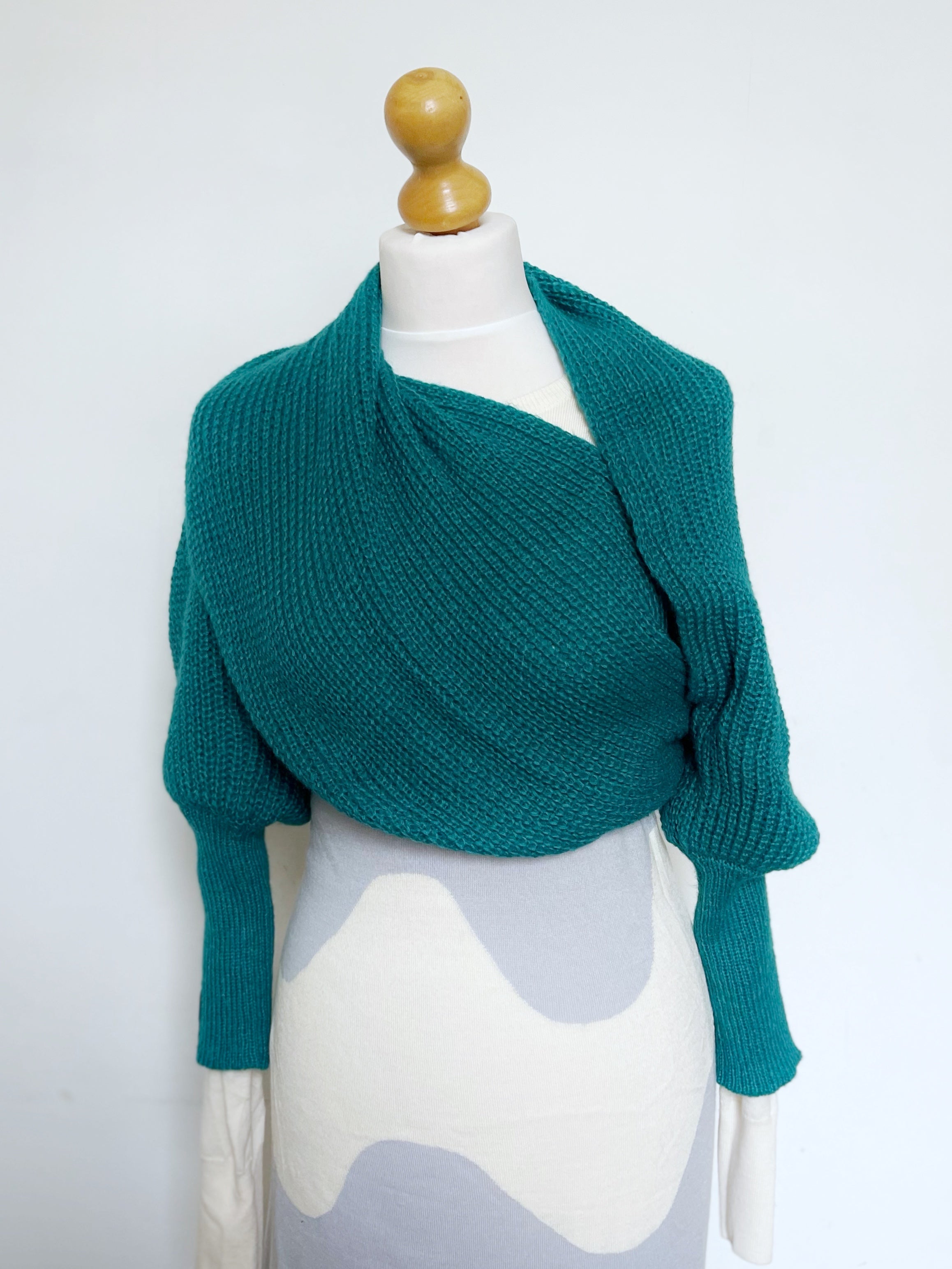 Soft brushed scarf - Teal