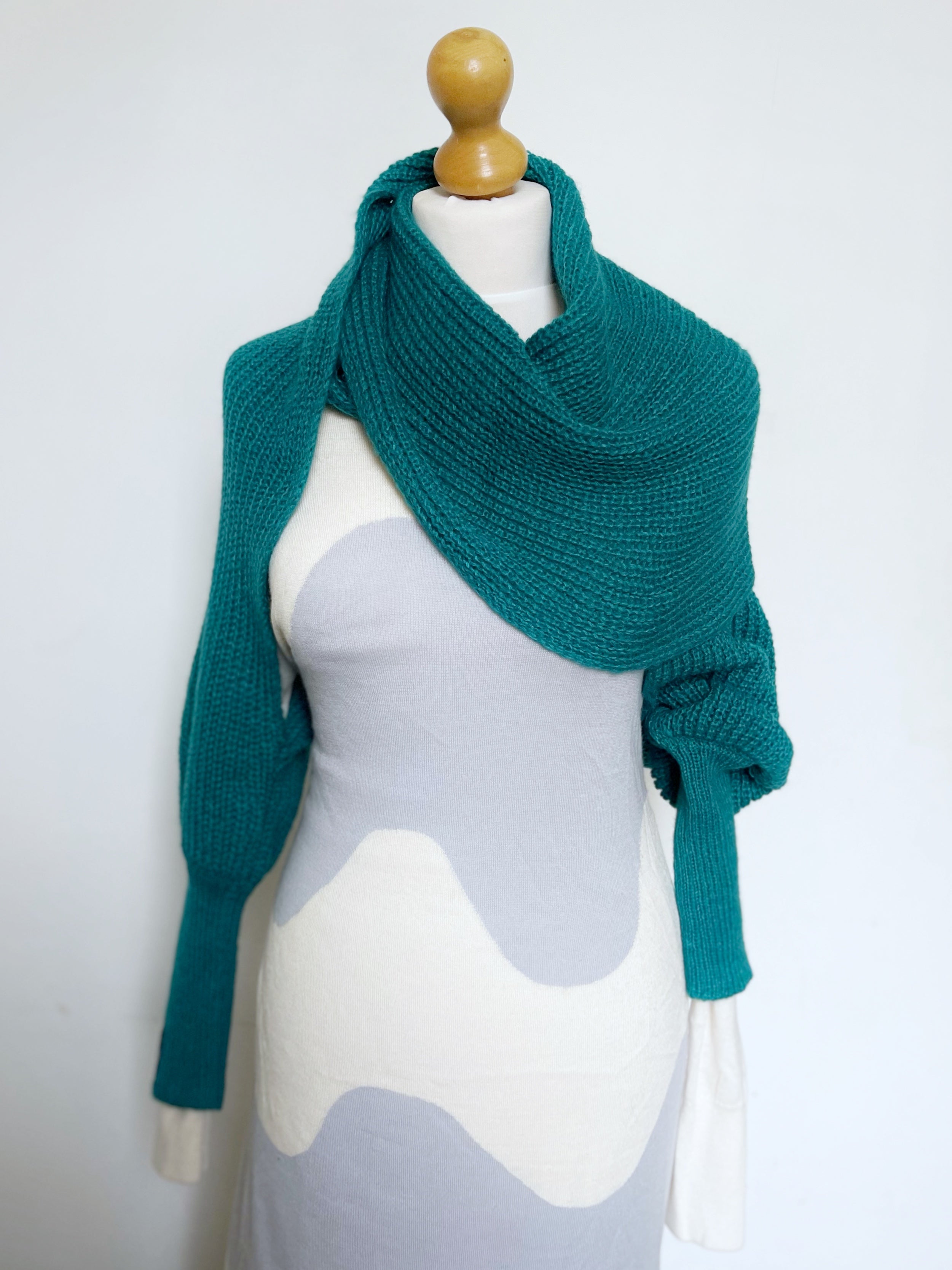 Soft brushed scarf - Teal