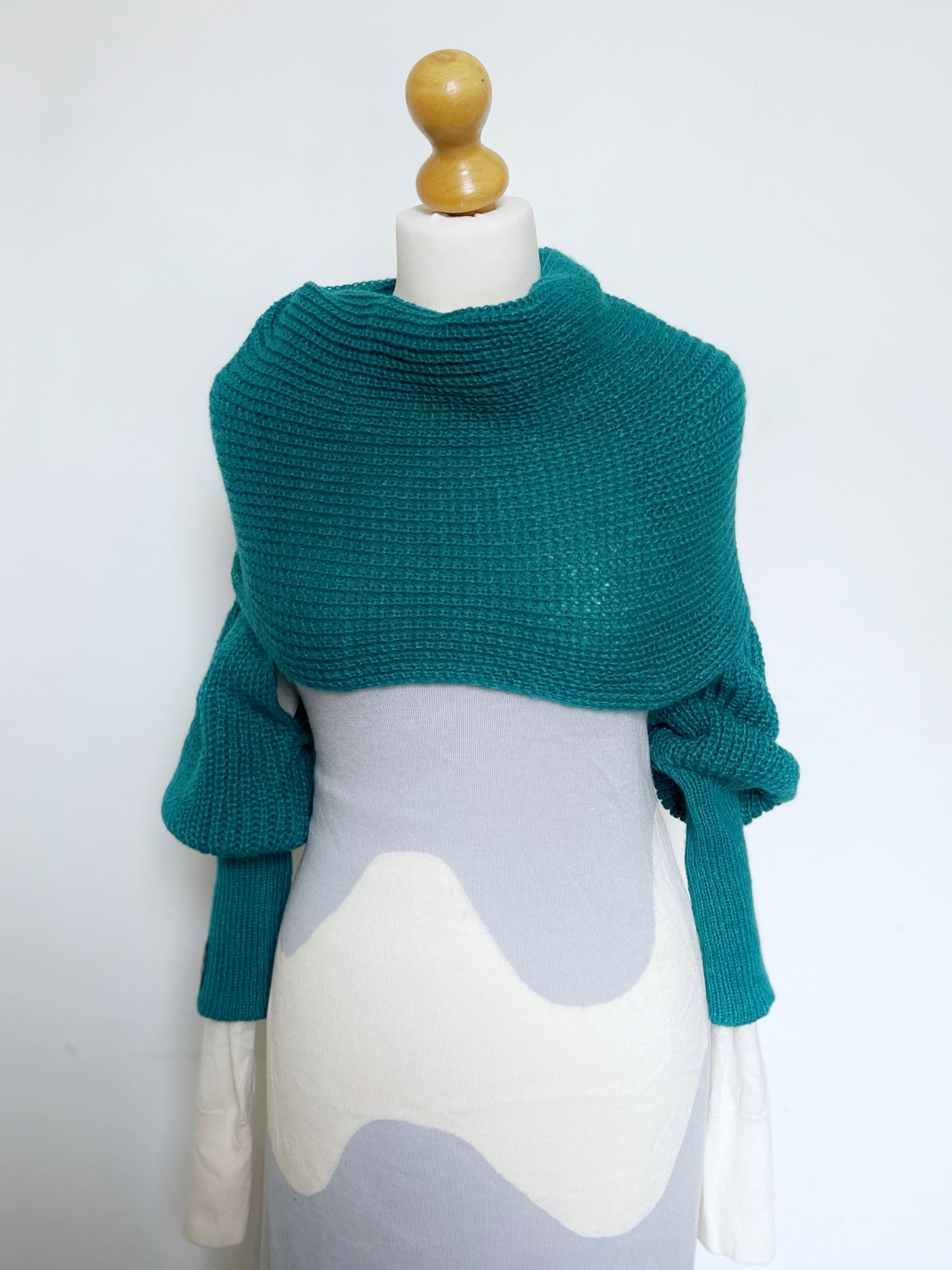 Soft brushed scarf - Teal