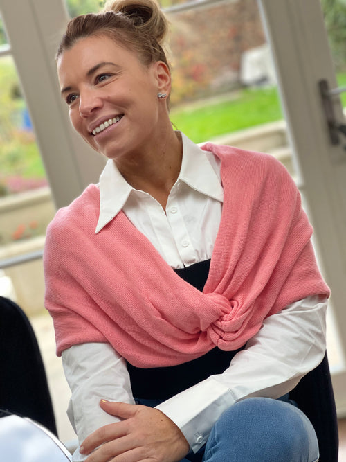 Infinity scarf - Coral