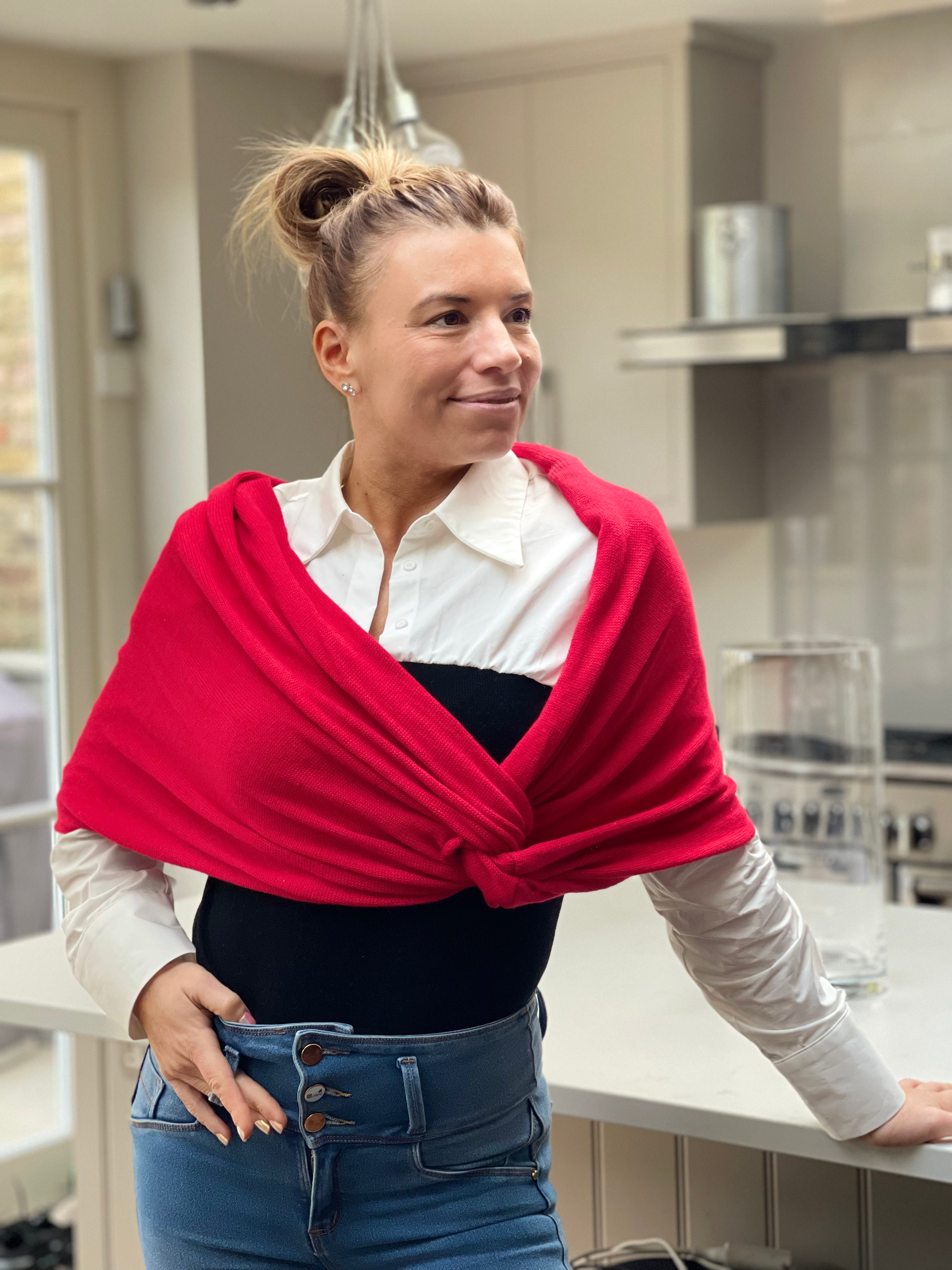 Infinity scarf - Red