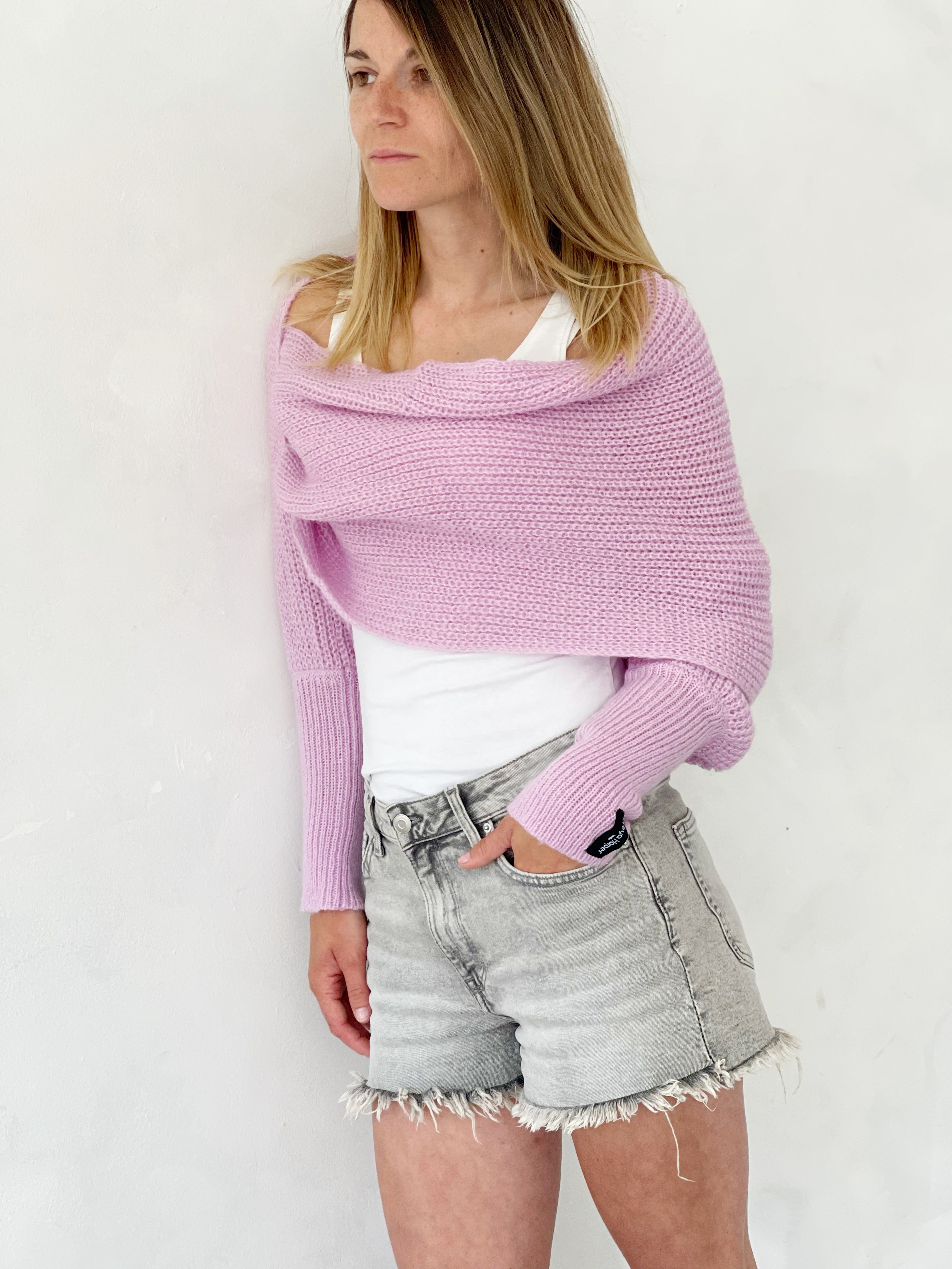 Soft brushed scarf - Lilac
