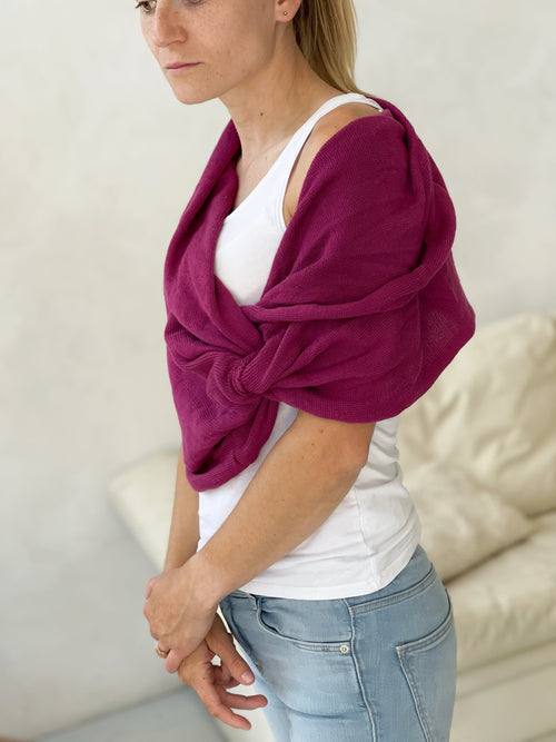 Infinity scarf - Aubergine