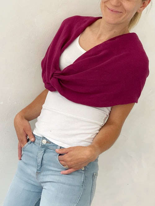 Infinity scarf - Aubergine