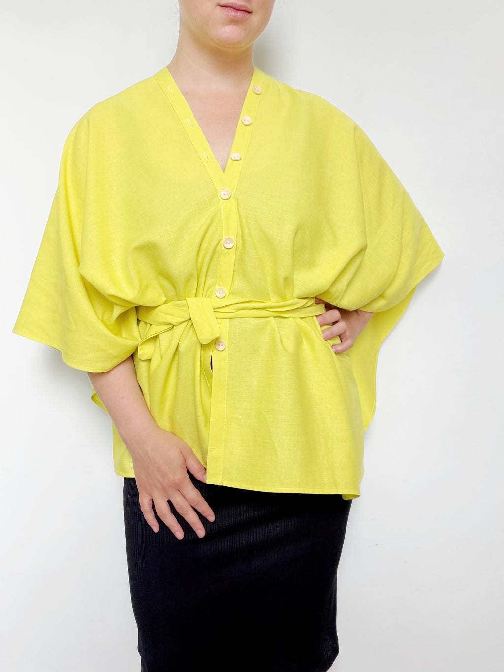 PRE-ORDER - Lumina scarf - Canary yellow