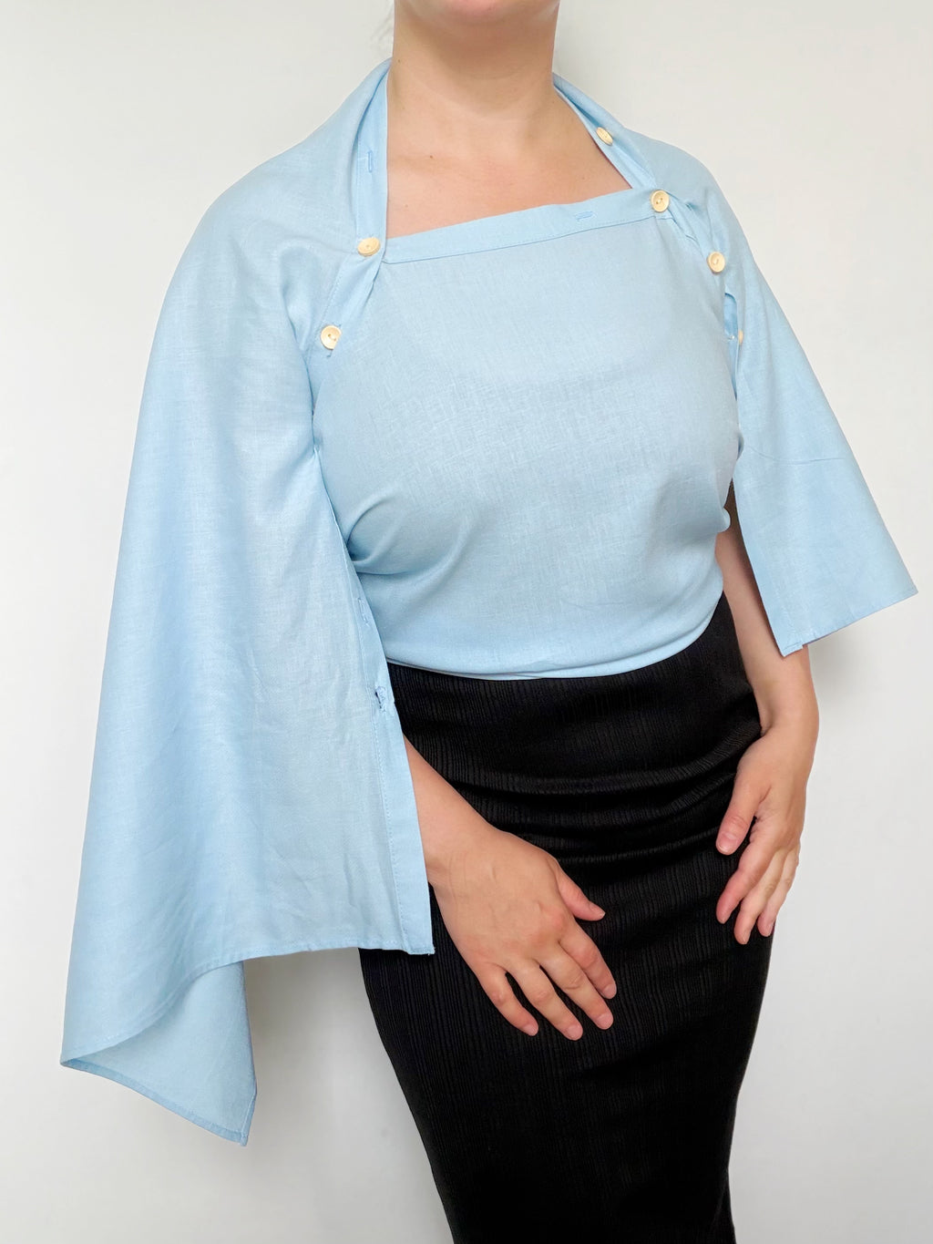 PRE-ORDER - Lumina scarf - Sky blue