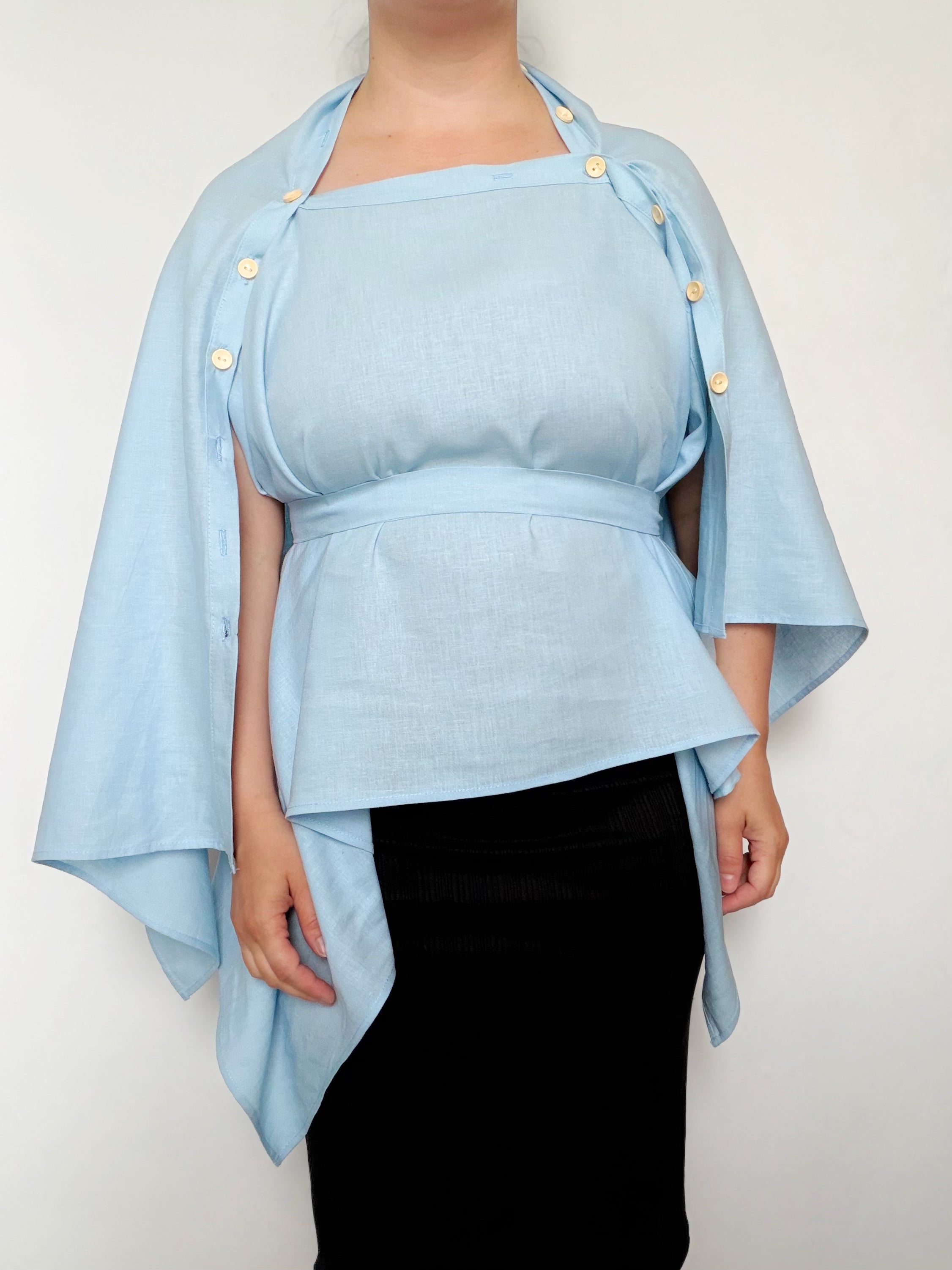 PRE-ORDER - Lumina scarf - Sky blue