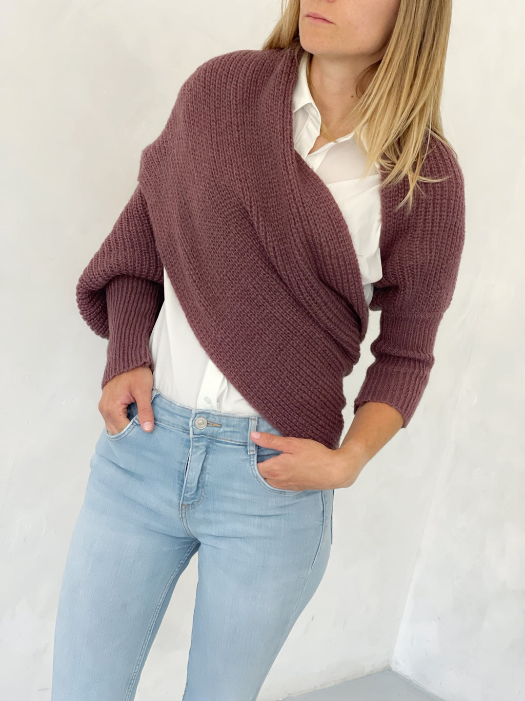 Soft brushed scarf - Brown