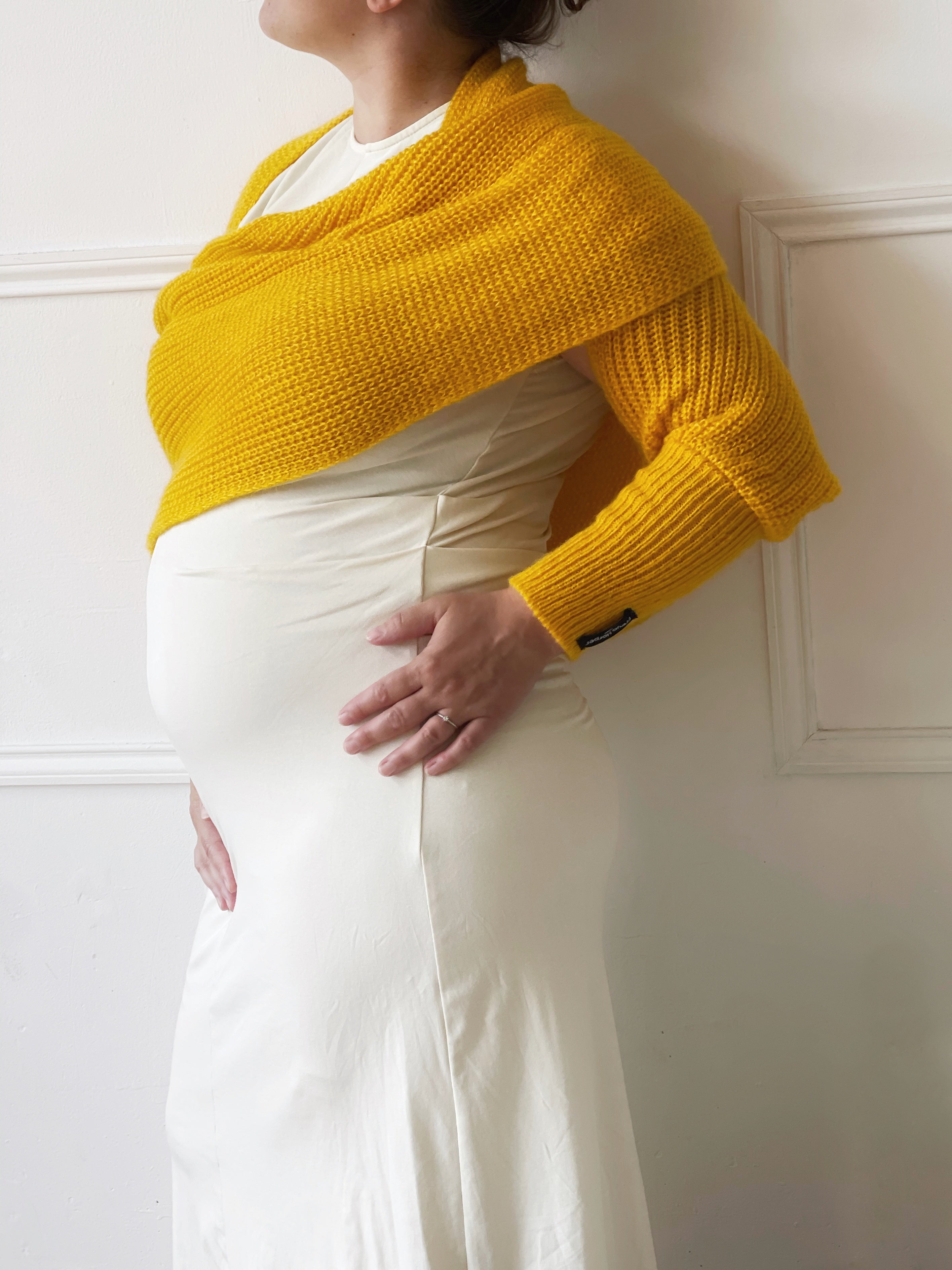 Soft brushed scarf - Yellow