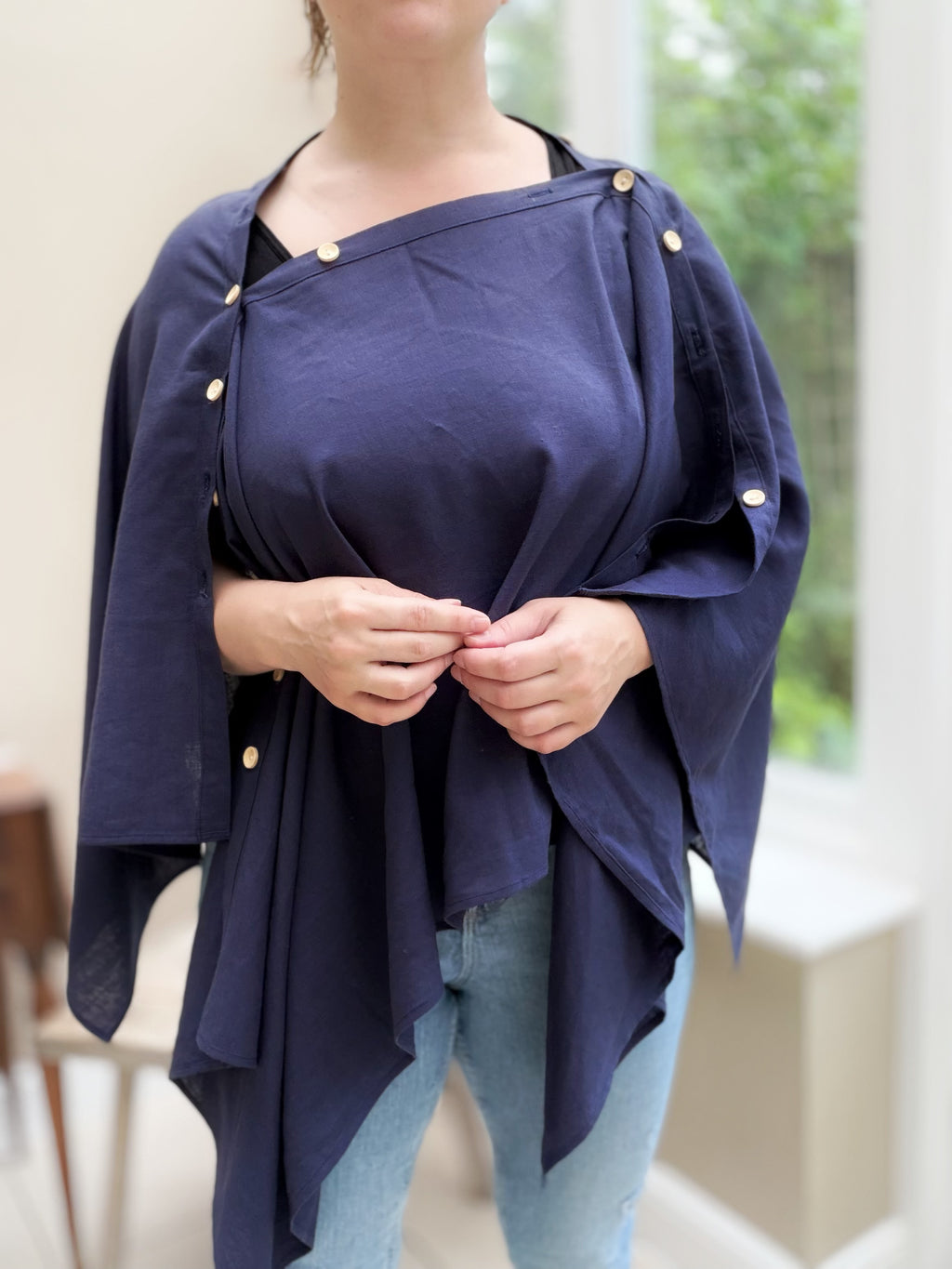 PRE-ORDER - Lumina scarf - Dark blue