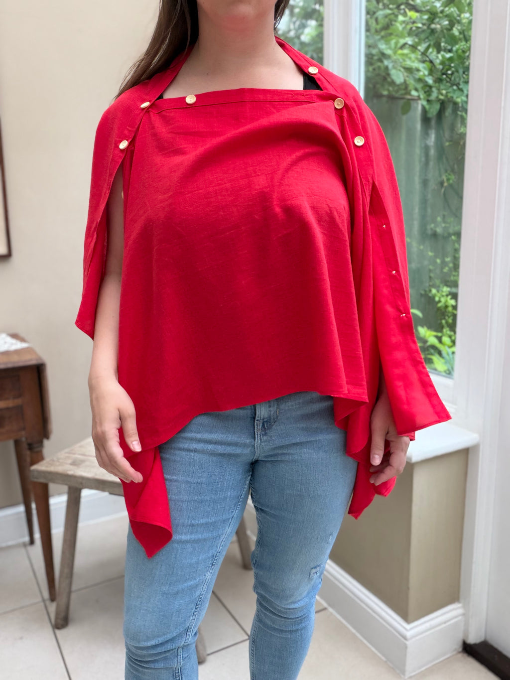 PRE-ORDER - Lumina scarf - Scarlet red