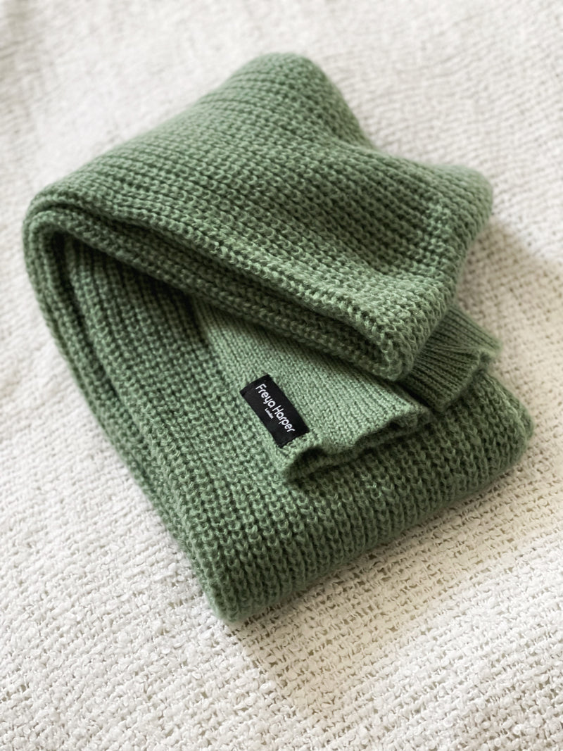 Soft brushed scarf - Green