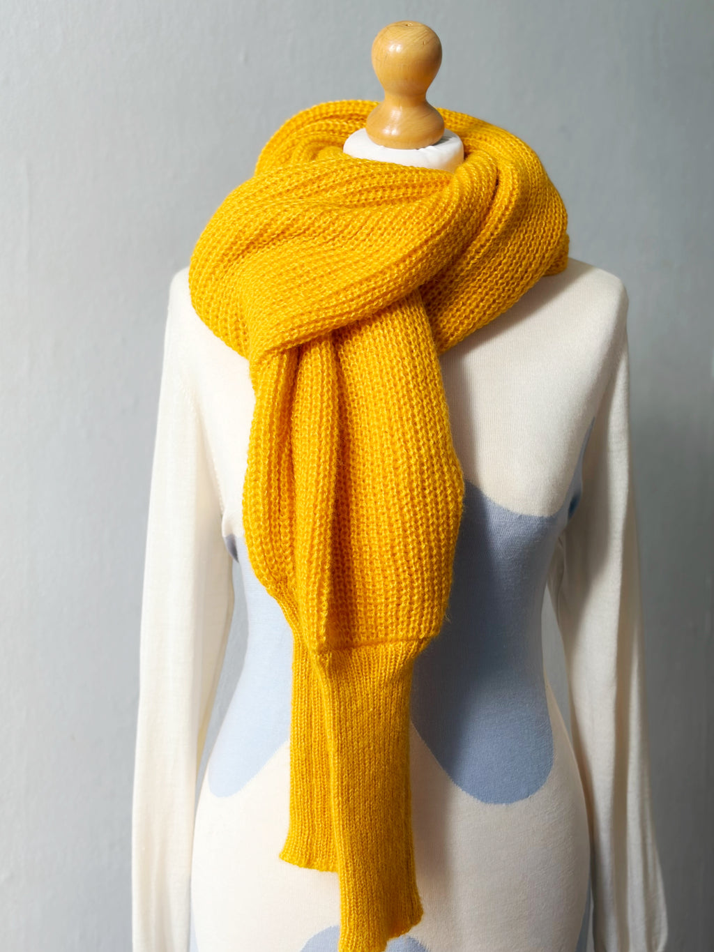 Soft brushed scarf - Yellow